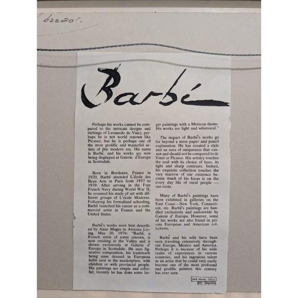 Barbi Framed Painting Satire Art titled The French Bread Nuns - Picture 6 of 16